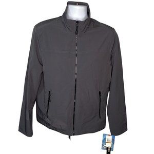 HFX Gray Full Zip Performance Jacket Mens Small